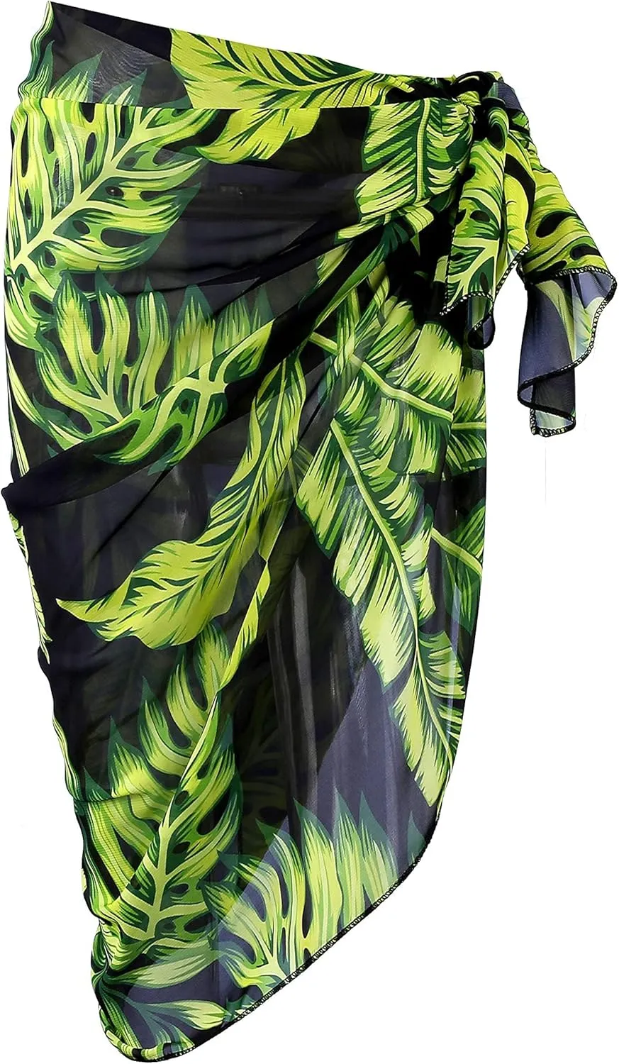 Ayliss Womens Swimwear Chiffon Printed Cover up Beach Sarong Pareo Bikini Swimsuit Wrap