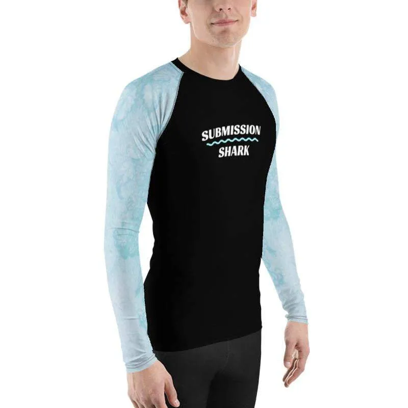 Baby Blue Beauty ~ Men's BJJ Rash Guard