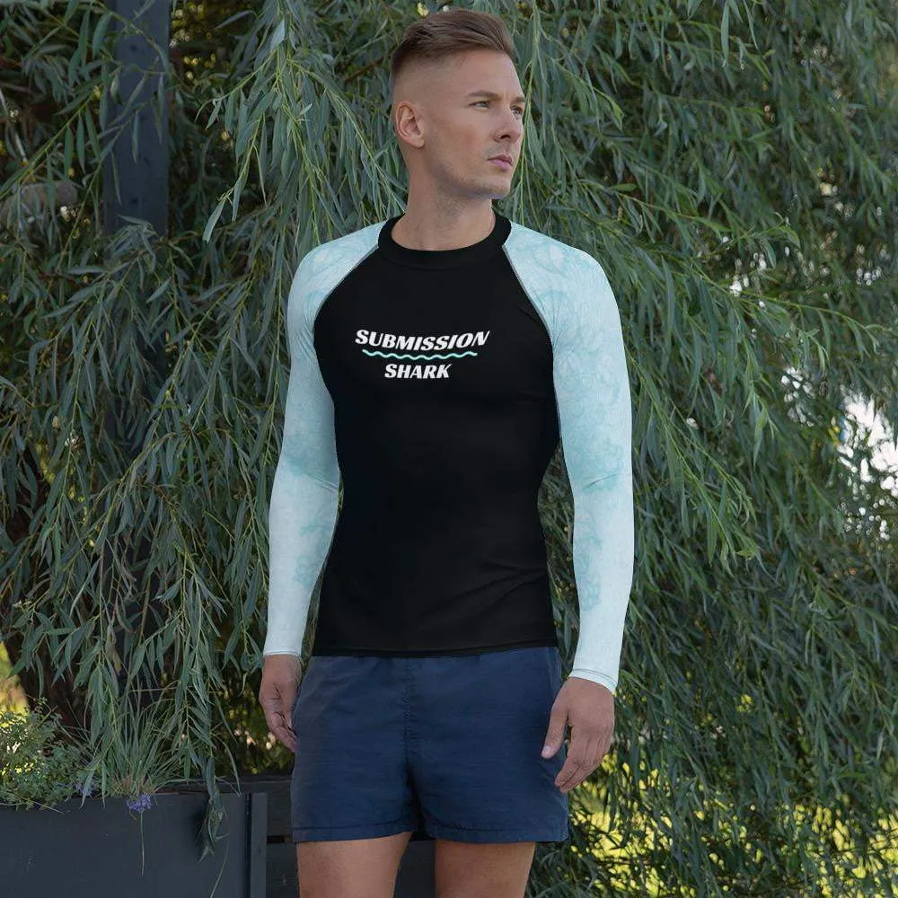 Baby Blue Beauty ~ Men's BJJ Rash Guard