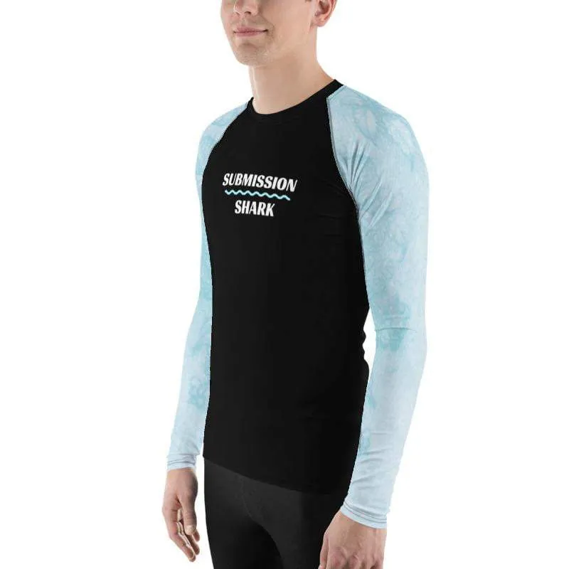 Baby Blue Beauty ~ Men's BJJ Rash Guard