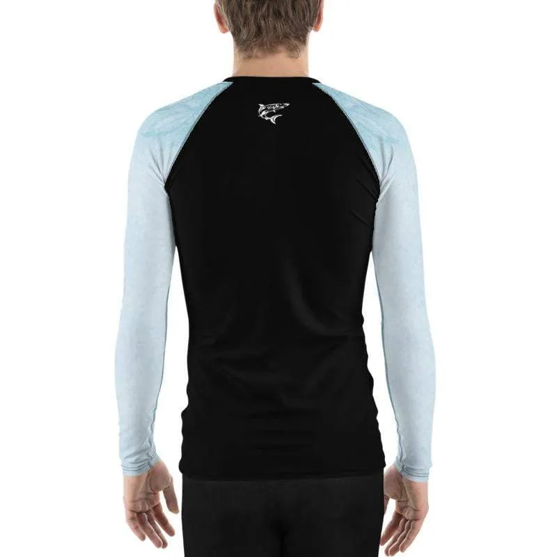 Baby Blue Beauty ~ Men's BJJ Rash Guard