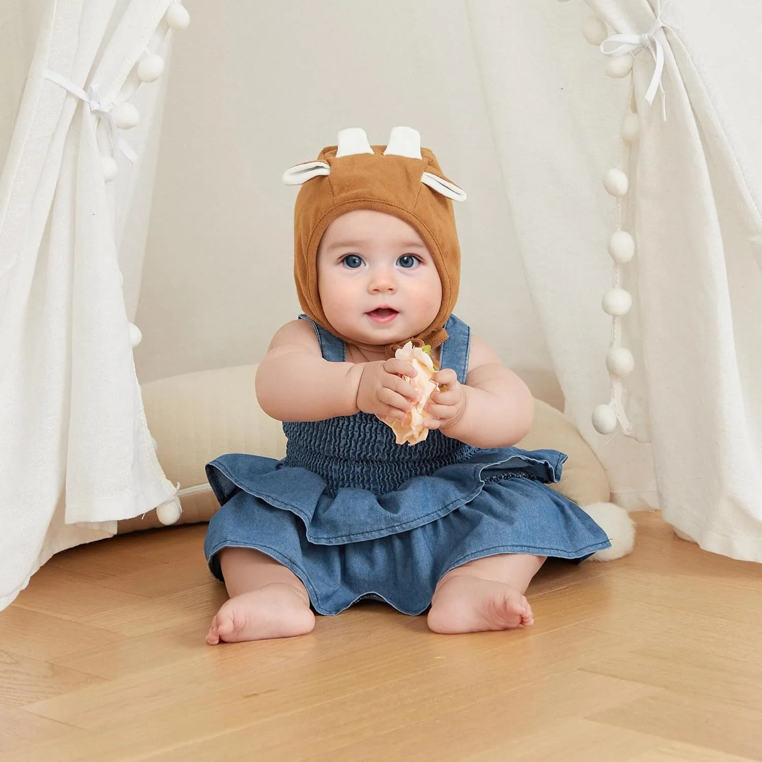 Baby Girls Summer Denim Romper Clothes Dress Newborn Onesie Sunsuit 3 6 9 12 18 Months One-Piece Jumpsuits Outfits