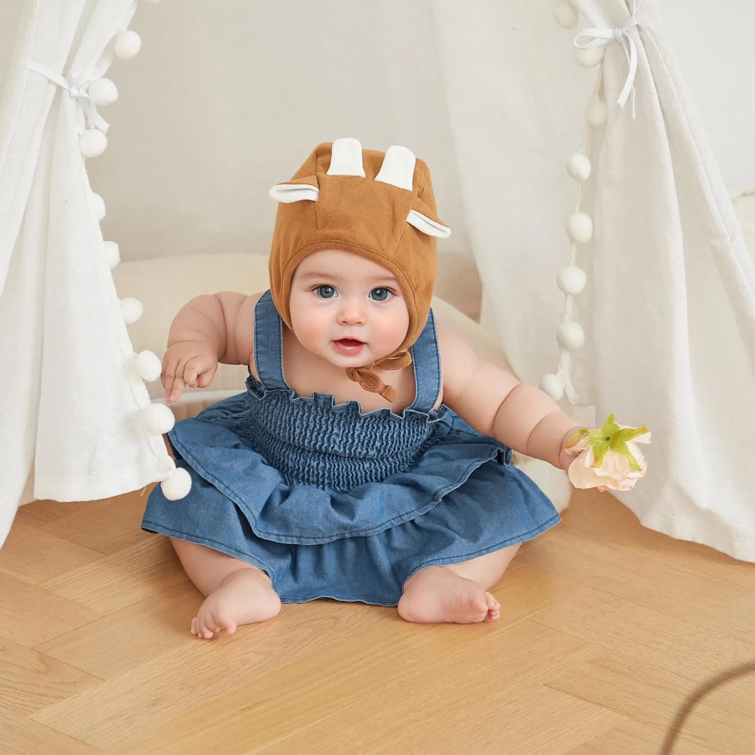 Baby Girls Summer Denim Romper Clothes Dress Newborn Onesie Sunsuit 3 6 9 12 18 Months One-Piece Jumpsuits Outfits