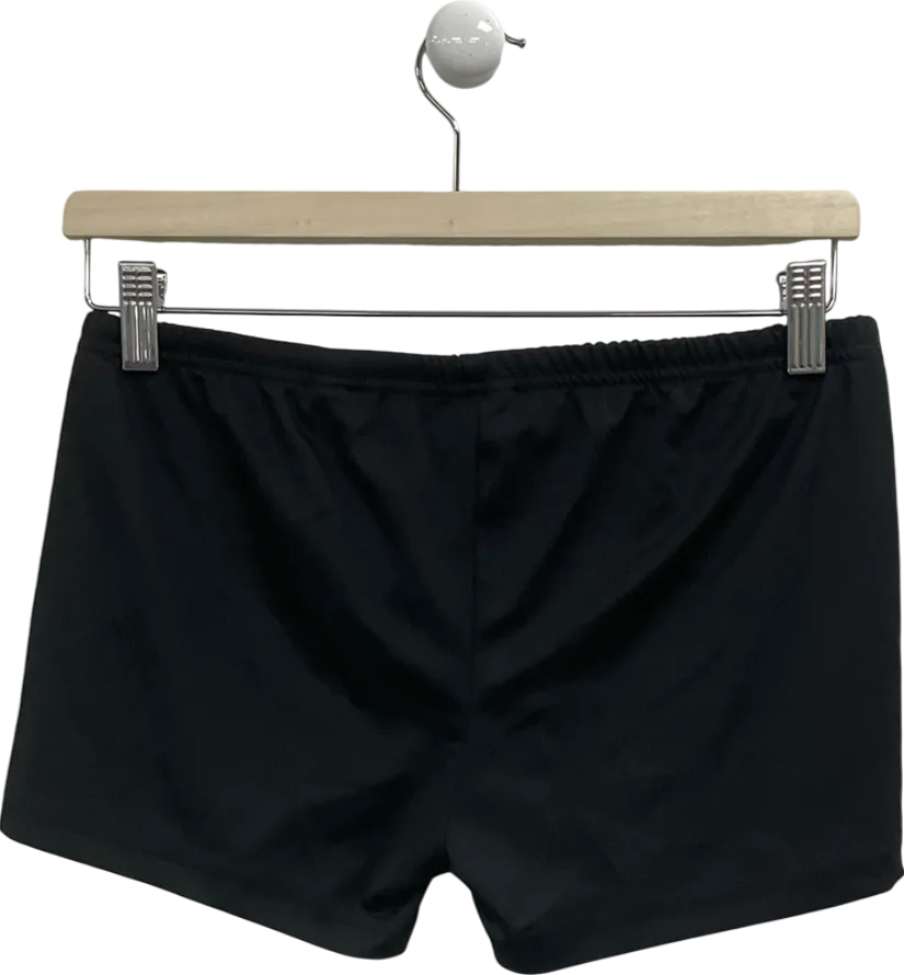 boohooMan Black Plain Swimming Trunks UK M