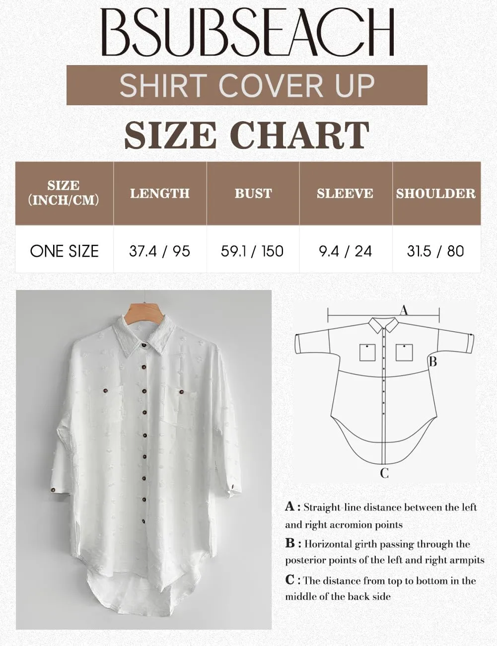 Bsubseach Women Swimsuit Coverup Blouse Button Down Shirt Dresses Swiss Dot Tops