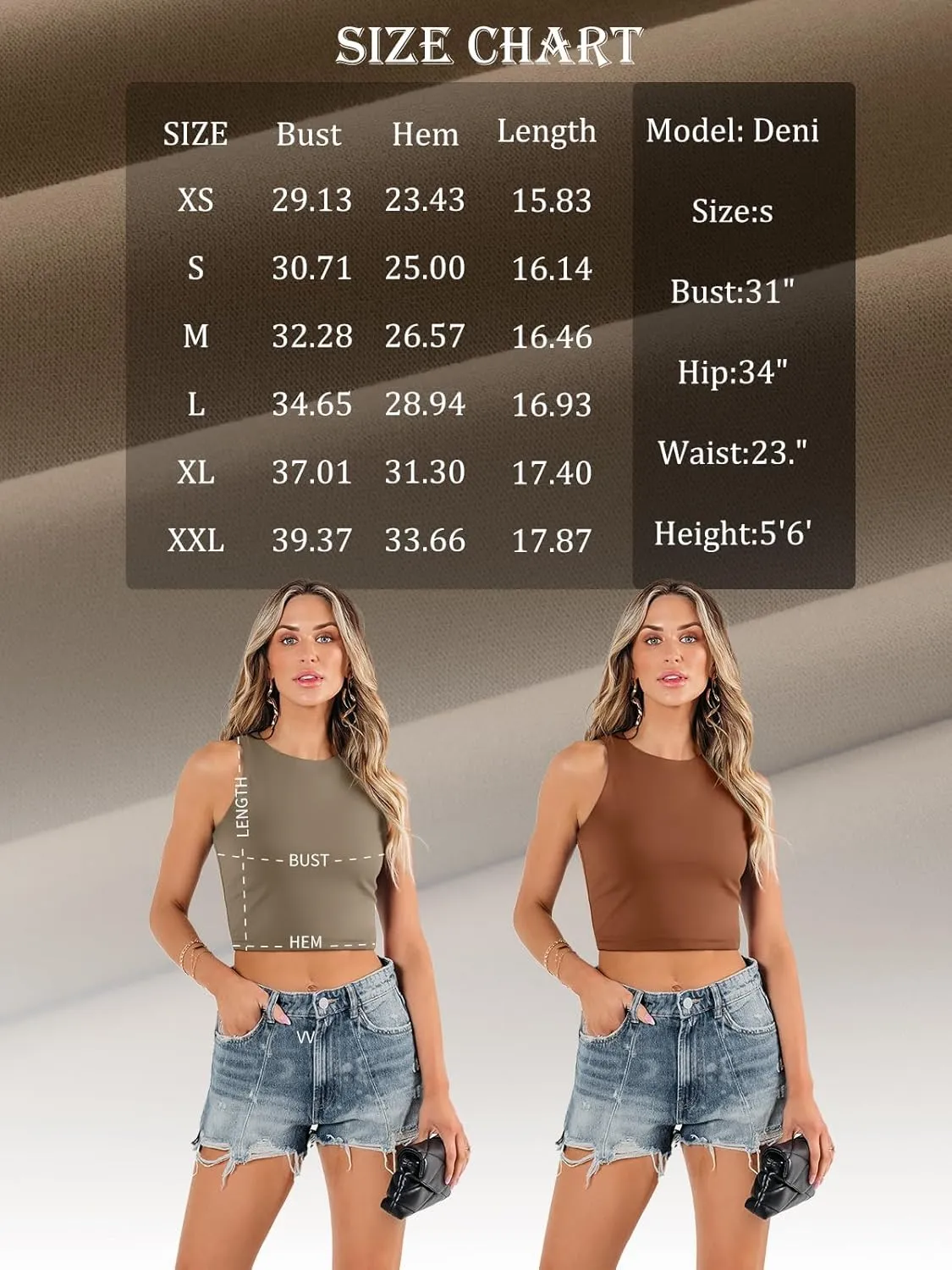 EFAN Womens Sexy Sleeveless Double Lined Crop Tops Workout Cute Tight Racerback Tank Tops Summer Clothes Teen Girls 2025