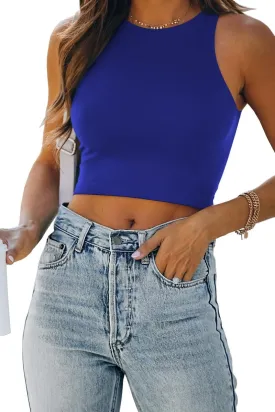 EFAN Womens Sexy Sleeveless Double Lined Crop Tops Workout Cute Tight Racerback Tank Tops Summer Clothes Teen Girls 2025
