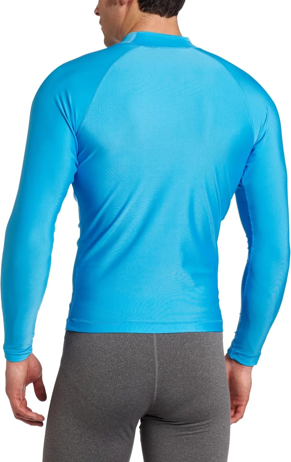 Kanu Surf Platinum Rashguard UPF 50  Sun Protection Long Sleeve Swim Shirts for Men-Premium Rash Guard for Men