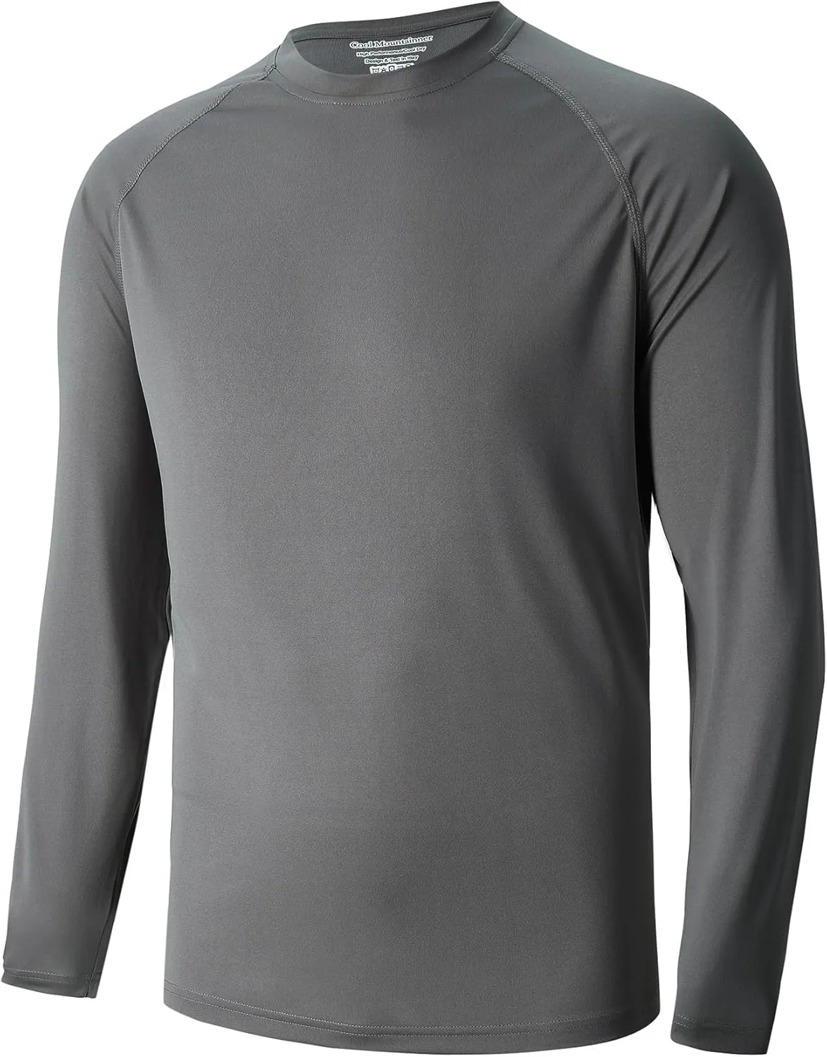 Men's Athletic Running Shirt Long Sleeve Quick Dry UPF 50  Sun Protection Hiking Fishing T-Shirts for Men
