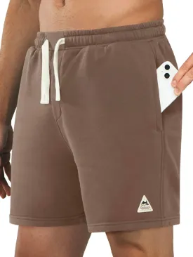 NORTHYARD Men's Sweat Shorts 5" with Pockets Cotton Drawstring Summer Workout Casual Lounge Shorts
