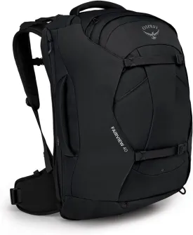 Osprey Fairview 40L Women's Travel Backpack, Black