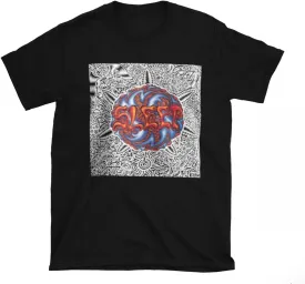 Sleep Band Sleep's Holy Mountain Mens Black Short Sleeve T Shirt Vintage Style Metal Band Graphic Tees