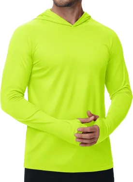 TACVASEN Mens Sun Protection Shirts UPF 50  Rash Guard for Men Long Sleeve Lightweight SPF UV Hoodie Swimming Hiking